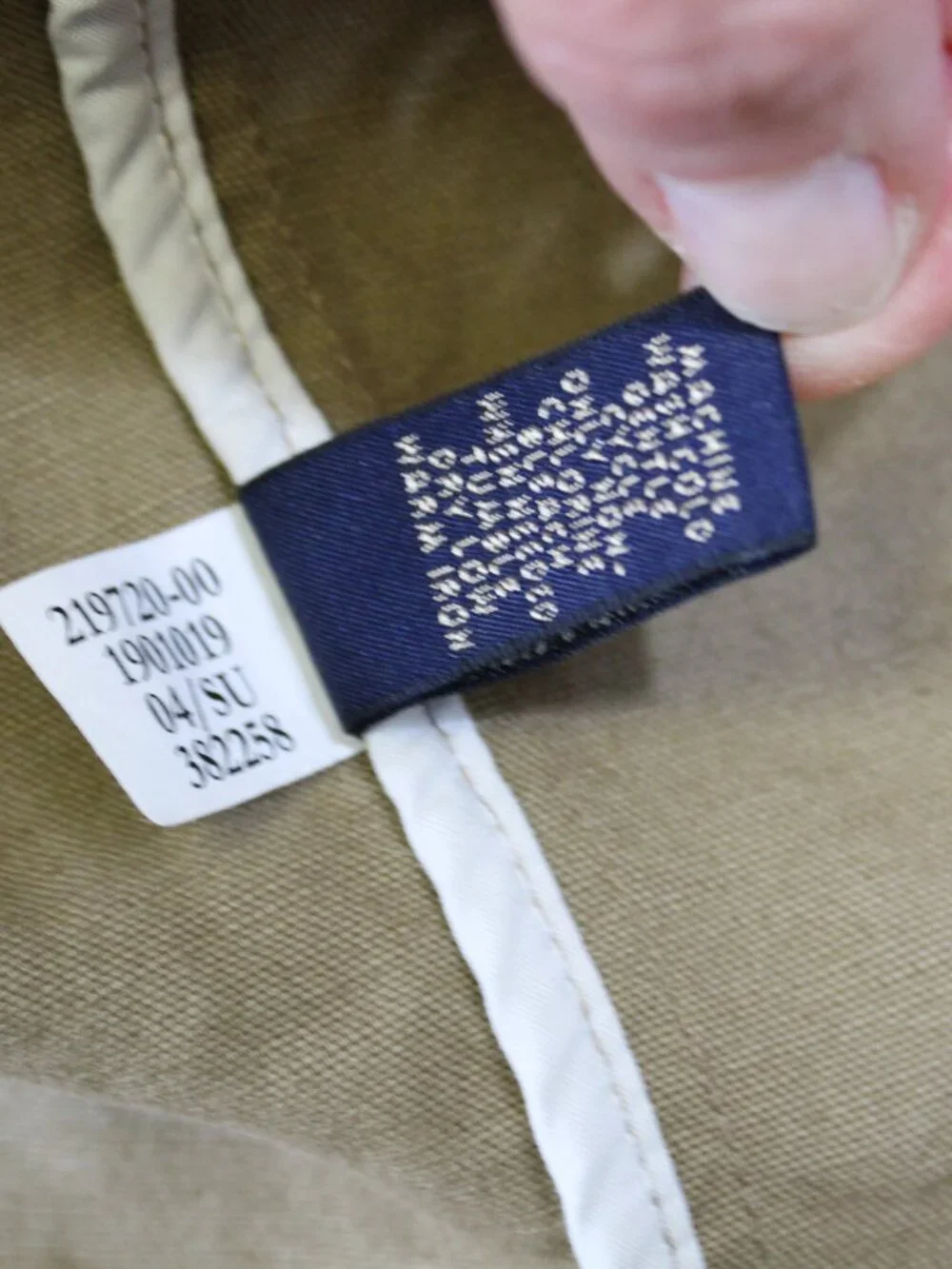 Banana Republic Canvas Jacket‎ Mens L Tan Y2K Cotton Linen Zip Utility Coat